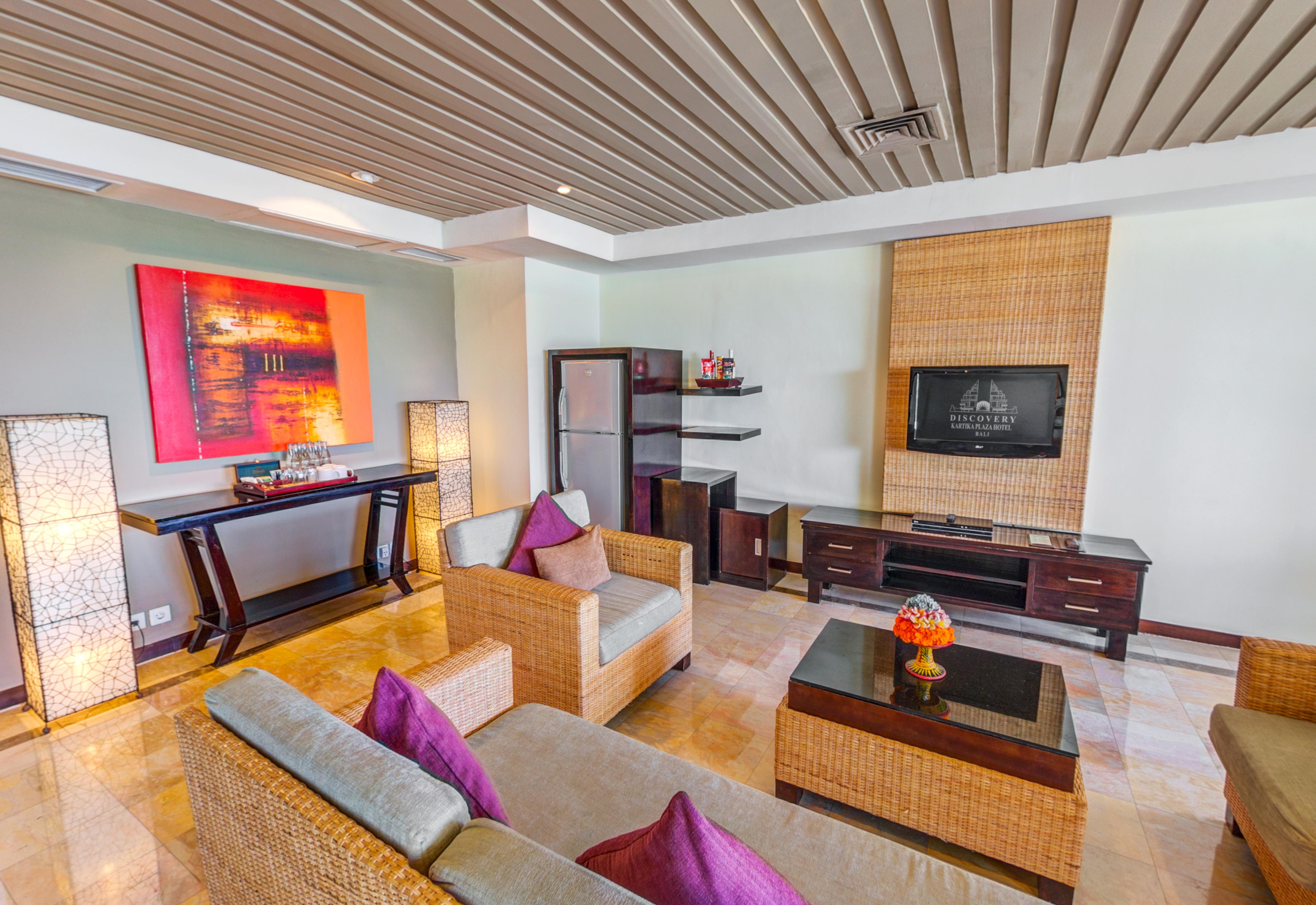 Discovery Kartika Plaza Hotel Kuta Lombok Exteriér fotografie Living room